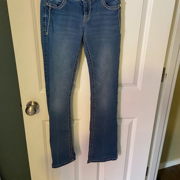 Wallflower Junior Jeans stonewashed size 3 - Picture 4 of 4
